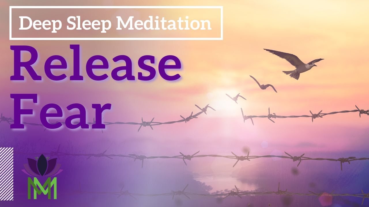 Let Go of Fear and Worry | Deep Sleep Meditation with Black Screen | Mindful Movement