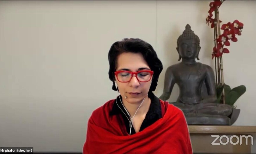 7am meditation and dharmette with Nikki Mirghafori