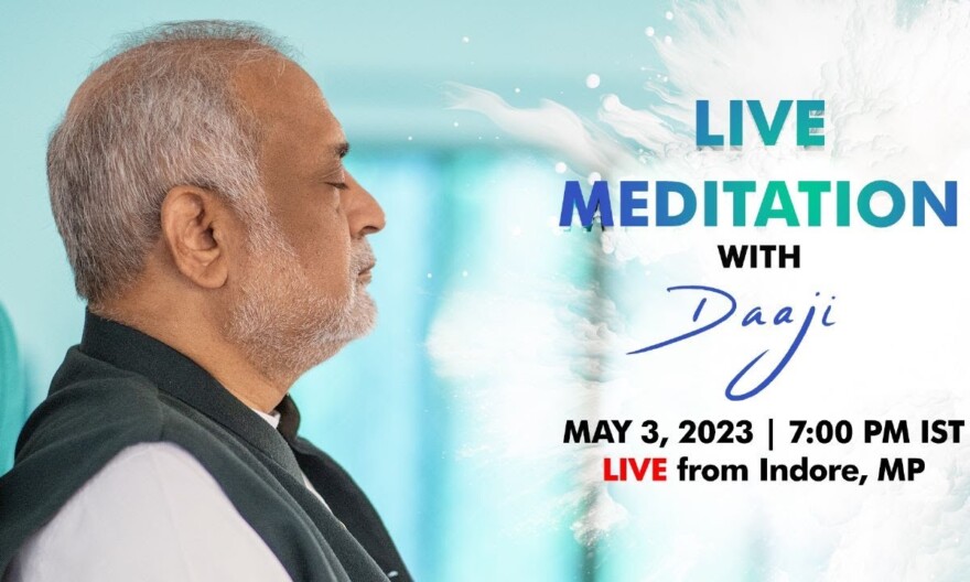 Live Meditation With Daaji | 3rd May | 7 PM IST | Indore | Madhya Pradesh