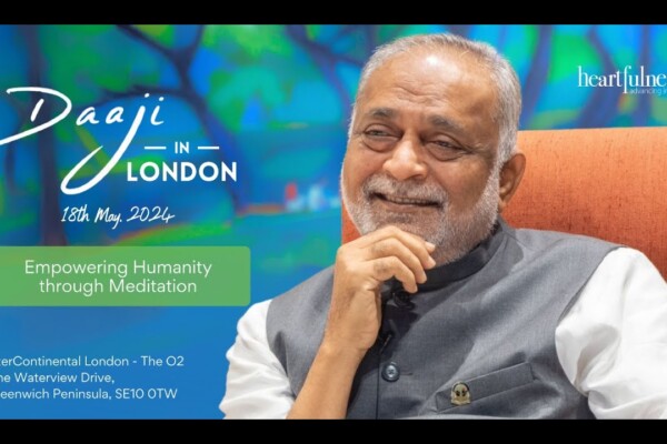 Empowering Humanity through Meditation | 18 May 2024 | 2.30 pm IST | 10 am BST | Daaji | London