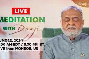 Live Meditation With Daaji | 22 June 2024 | 9 AM ET | 6.30 PM IST | Monroe | US| Heartfulness