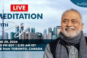 Live Meditation With Daaji | 29 June 2024 | 5 PM EDT | 2:30 AM IST | Toronto | Canada | Heartfulness