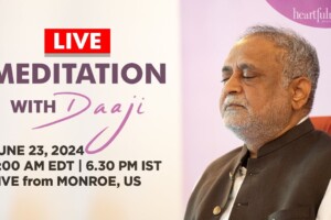 Live Meditation With Daaji | 23 June 2024 | 9 AM EDT | 6.30 PM IST | Monroe | US | Heartfulness